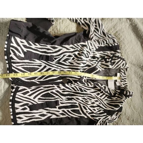 Chico's Zebra Print Blazer - Picture 8 of 9